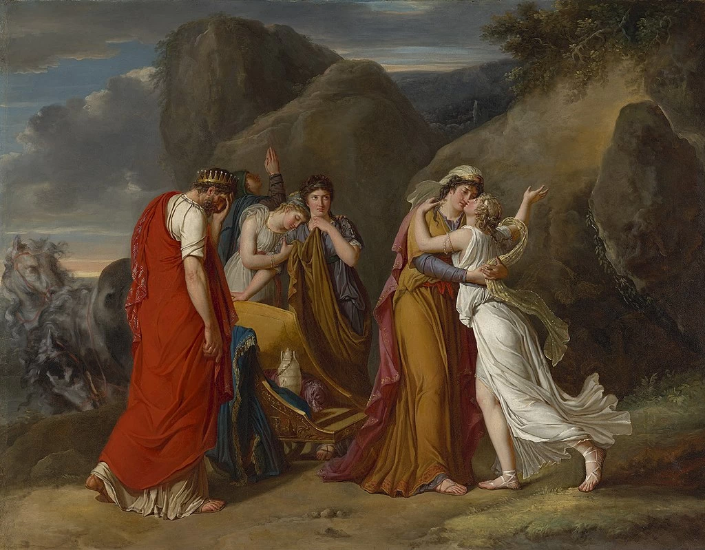 Psiche dice addio alla sua famiglia - Fine Arts Museums of San Francisco